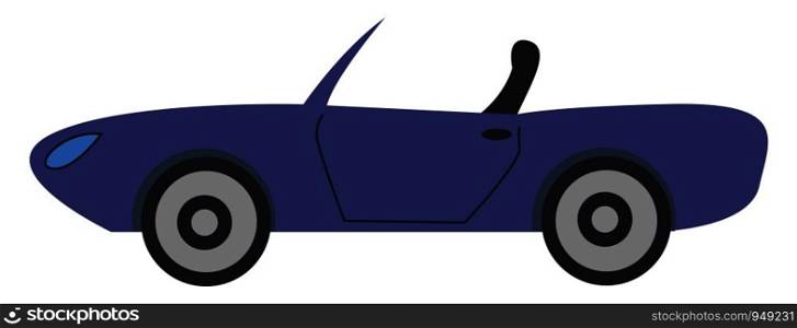 Navy cabriolet vector illustration