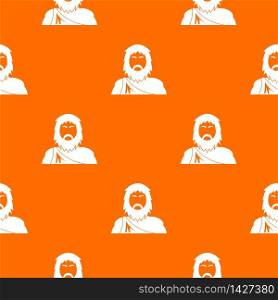 Neanderthal pattern vector orange for any web design best. Neanderthal pattern vector orange