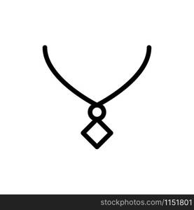 Necklace icon trendy