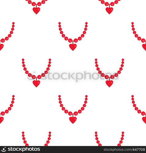 Necklace pattern seamless for any design vector illustration. Necklace pattern seamless