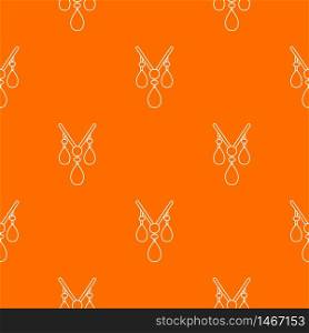 Necklace pattern vector orange for any web design best. Necklace pattern vector orange