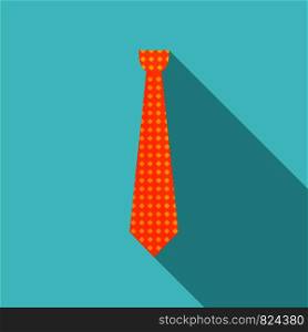 Necktie icon. Flat illustration of necktie vector icon for web design. Necktie icon, flat style