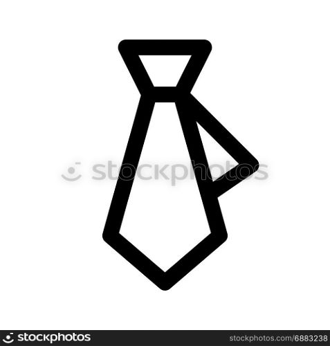 necktie, icon on isolated background
