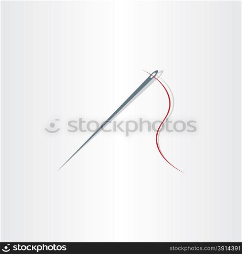 needle icon vector design element sewing