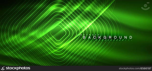 Neon glowing lines, magic energy space light concept, abstract background wallpaper design. Neon glowing lines, magic energy space light concept, abstract background wallpaper design, vector illustration