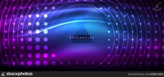 Neon glowing lines, magic energy space light concept, abstract background wallpaper design. Neon glowing lines, magic energy space light concept, abstract background wallpaper design, vector illustration