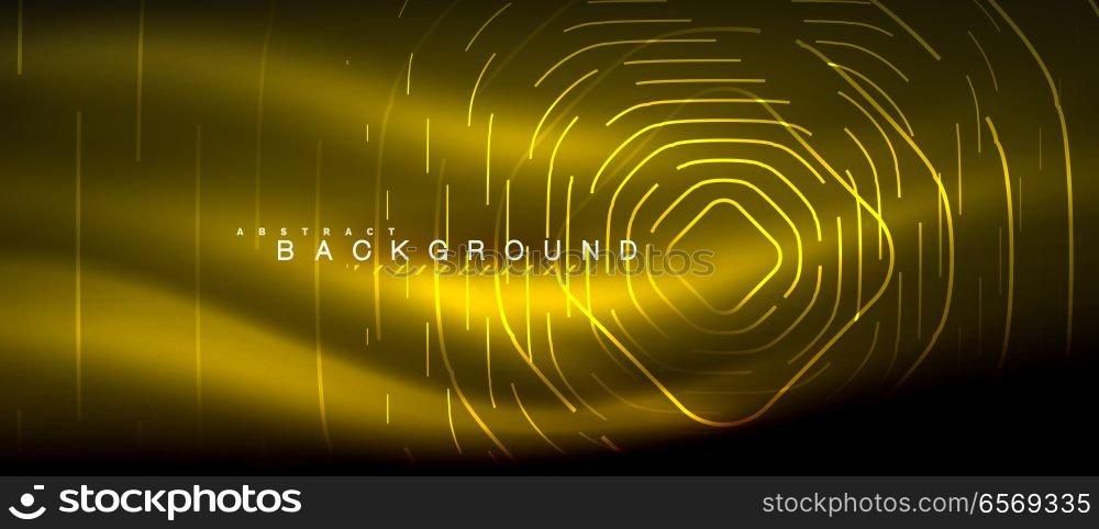 Neon glowing lines, magic energy space light concept, abstract background wallpaper design. Neon glowing lines, magic energy space light concept, abstract background wallpaper design, vector illustration