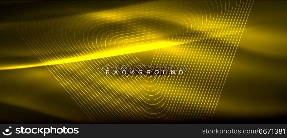 Neon glowing lines, magic energy space light concept, abstract background wallpaper design. Neon glowing lines, magic energy space light concept, abstract background wallpaper design, vector illustration