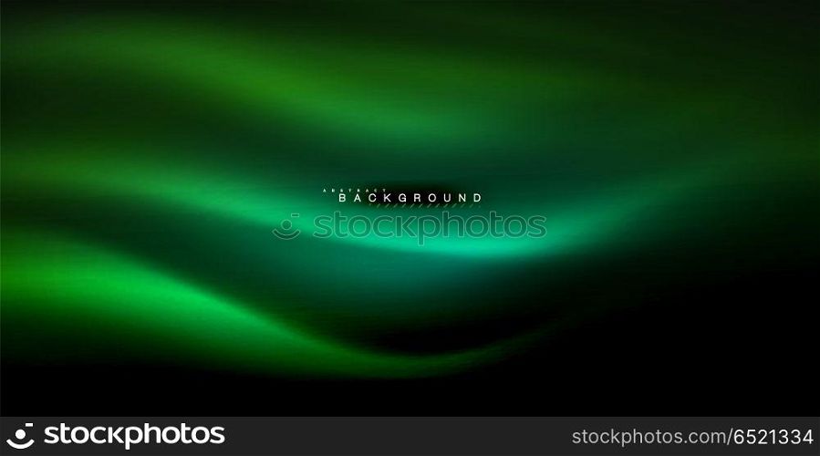 Neon glowing wave, magic energy and light motion background. Neon glowing wave, magic energy and light motion background. Vector illustration