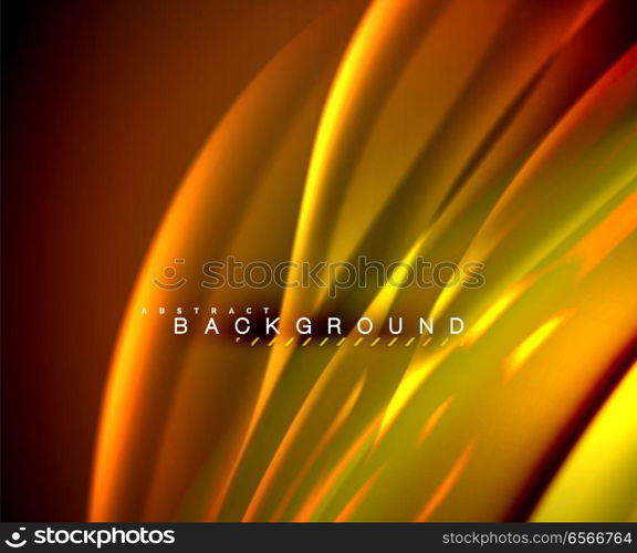 Neon glowing wave, magic energy and light motion background. Vector wallpaper template. Neon glowing wave, magic energy and light motion background. Vector wallpaper template, illustration