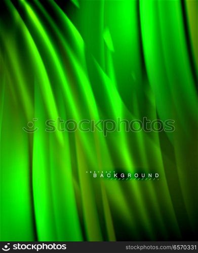 Neon glowing wave, magic energy and light motion background. Vector wallpaper template. Neon glowing wave, magic energy and light motion background. Vector wallpaper template, illustration