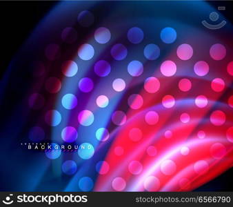 Neon holographic fluid color wave for web, wallpaper, pattern, texture and background. Neon holographic fluid color wave for web, wallpaper, pattern, texture and background. Vector illustration