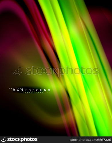 Neon holographic fluid color wave for web, wallpaper, pattern, texture and background. Neon holographic fluid color wave for web, wallpaper, pattern, texture and background. Vector illustration