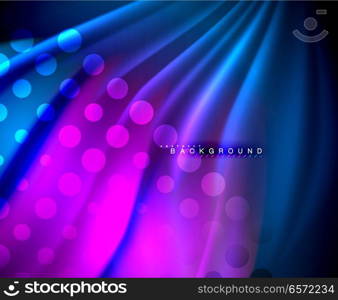 Neon holographic fluid color wave for web, wallpaper, pattern, texture and background. Neon holographic fluid color wave for web, wallpaper, pattern, texture and background. Vector illustration