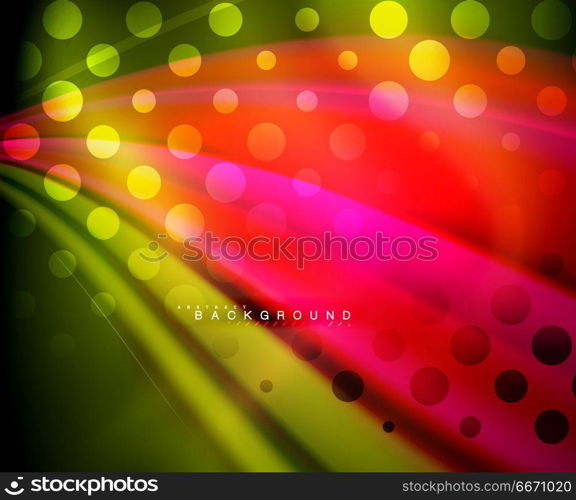 Neon holographic fluid color wave for web, wallpaper, pattern, texture and background. Neon holographic fluid color wave for web, wallpaper, pattern, texture and background. Vector illustration