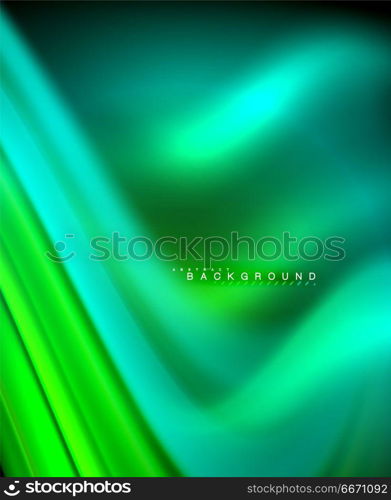 Neon holographic fluid color wave for web, wallpaper, pattern, texture and background. Neon holographic fluid color wave for web, wallpaper, pattern, texture and background. Vector illustration