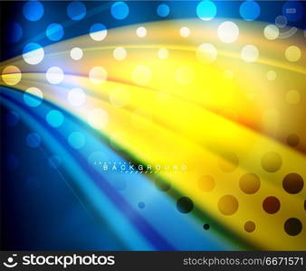 Neon holographic fluid color wave for web, wallpaper, pattern, texture and background. Neon holographic fluid color wave for web, wallpaper, pattern, texture and background. Vector illustration