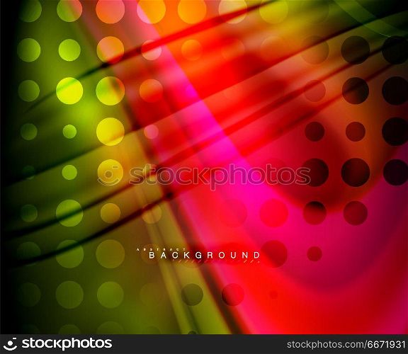 Neon holographic fluid color wave for web, wallpaper, pattern, texture and background. Neon holographic fluid color wave for web, wallpaper, pattern, texture and background. Vector illustration