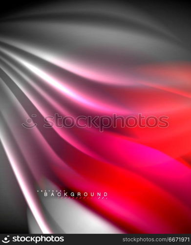 Neon holographic fluid color wave for web, wallpaper, pattern, texture and background. Neon holographic fluid color wave for web, wallpaper, pattern, texture and background. Vector illustration