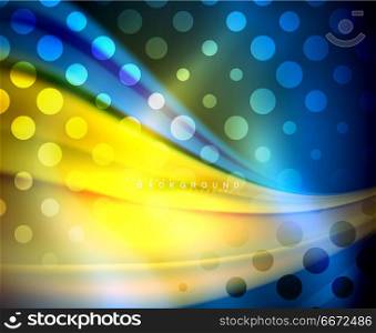 Neon holographic fluid color wave for web, wallpaper, pattern, texture and background. Neon holographic fluid color wave for web, wallpaper, pattern, texture and background. Vector illustration