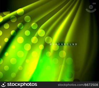 Neon holographic fluid color wave for web, wallpaper, pattern, texture and background. Neon holographic fluid color wave for web, wallpaper, pattern, texture and background. Vector illustration