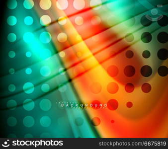 Neon holographic fluid color wave for web, wallpaper, pattern, texture and background. Neon holographic fluid color wave for web, wallpaper, pattern, texture and background. Vector illustration