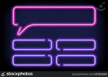 Neon quiz game template. Four options answers for knowledge exam in school, tv show. Vector Illustration 10 eps.. Neon quiz game template. Four options answers for knowledge exam in school, tv show. Vector Illustration 10 eps