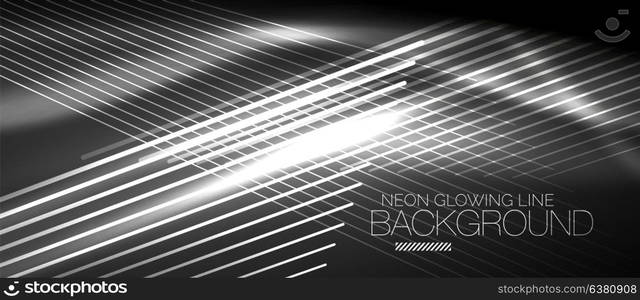 Neon smooth wave digital abstract background. Neon vector smooth wave digital abstract background