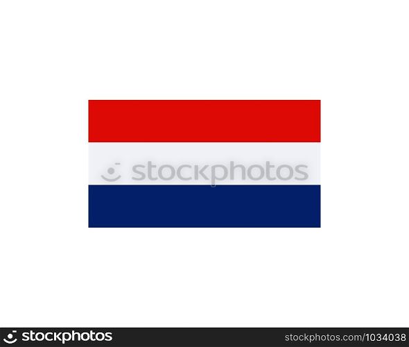 netherland flag vector illustration design template