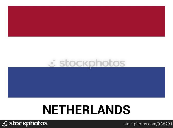 Netherland flags design vector