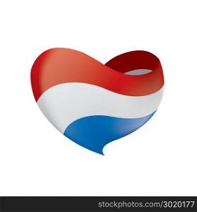 Netherlands flag, vector illustration. Netherlands flag, vector illustration on a white background
