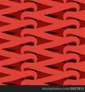 Netting seamless pattern. Vite abstract background. Red Intertwined texture. Retro ornament for fabric&#xA;