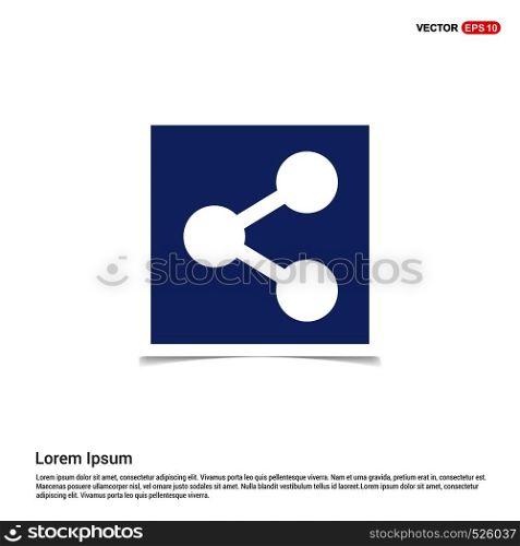 Network icon - Blue photo Frame
