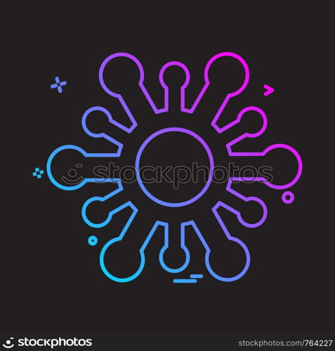 Network icon design vector