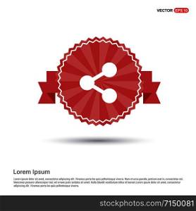 Network icon - Red Ribbon banner