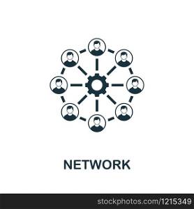 Network icon vector illustration. Creative sign from seo and development icons collection. Filled flat Network icon for computer and mobile. Symbol, logo vector graphics.. Network vector icon symbol. Creative sign from seo and development icons collection. Filled flat Network icon for computer and mobile