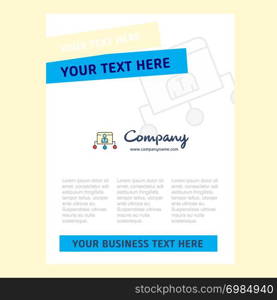 Network Title Page Design for Company profile ,annual report, presentations, leaflet, Brochure Vector Background