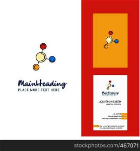 Networking Creative Logo and business card. vertical Design Vector