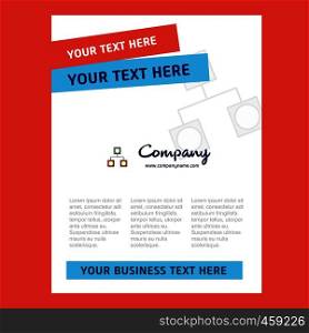 Networks Title Page Design for Company profile ,annual report, presentations, leaflet, Brochure Vector Background