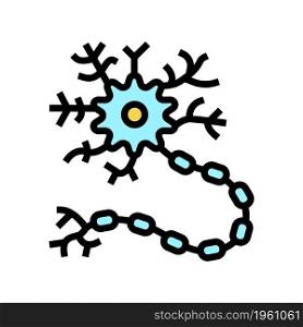 neuron human color icon vector. neuron human sign. isolated symbol illustration. neuron human color icon vector illustration