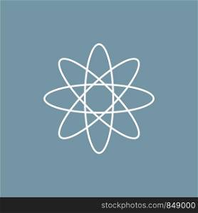 Neutron chemical icon Illustration Design. Vector EPS 10.