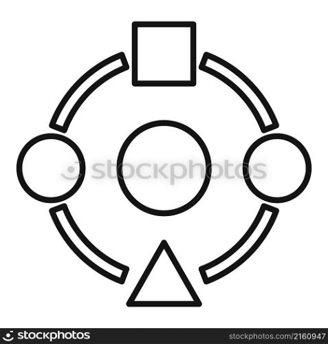 New adapt icon outline vector. Business skill. Work soft. New adapt icon outline vector. Business skill
