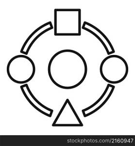 New adapt icon outline vector. Business skill. Work soft. New adapt icon outline vector. Business skill