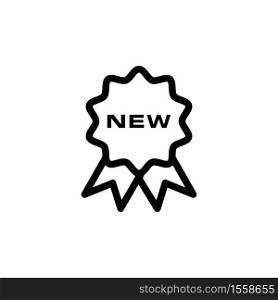 new badge icon vector design trendy