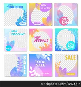 New Collection Brand Discount Arrival Special Offer Total Sale Banner with Transparent Background. Fashion Store Product Clearance Summer Spring Autumn Fall Season Promotion Super Price Social Media. New Brand Discount Arrival Banner Social Media