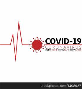 New Coronavirus Covid 19 Concept Design Logo