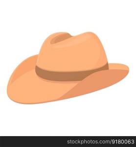 New cowboy hat icon cartoon vector. Western rodeo. Costume west. New cowboy hat icon cartoon vector. Western rodeo