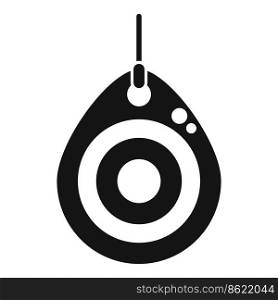 New lucky amulet icon simple vector. Fortune luck. Daruma crane. New lucky amulet icon simple vector. Fortune luck