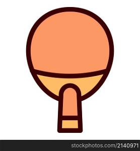 New pingpong paddle icon outline vector. Table tennis. Ping pong. New pingpong paddle icon outline vector. Table tennis