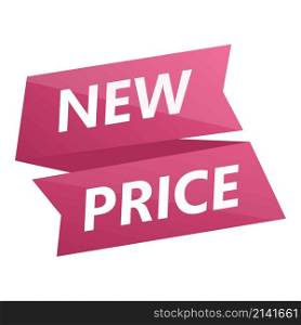 New price choice icon cartoon vector. Sale tag. Flash deal. New price choice icon cartoon vector. Sale tag